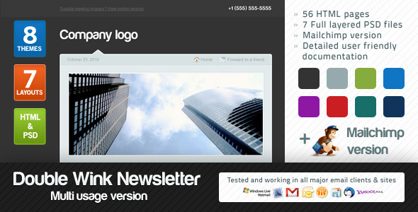 Double Wink Newsletter Multi-usage Version Nulled Nulled - Free Download