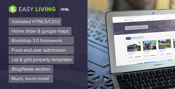Easy Living - Real Estate HTML Template Nulled Nulled - Free Download