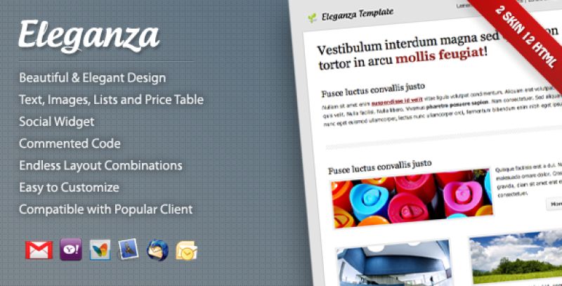 Eleganza Email Template Nulled