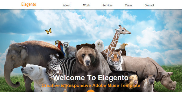 Elegento - Multi-Purpose One Page Muse Template Nulled Nulled - Free Download