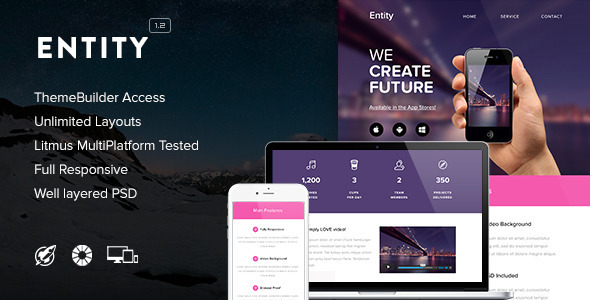 Entity - Responsive Email + Themebuilder Access Nulled Nulled - Free Download