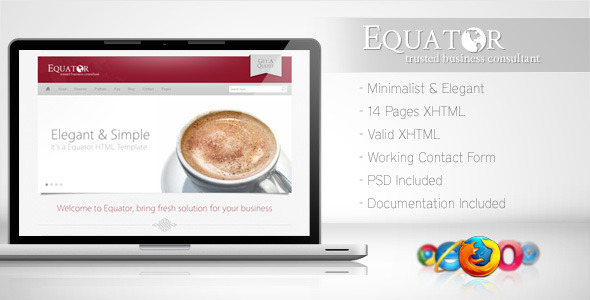 Equator - Minimalist Business Template 5 Nulled Nulled - Free Download