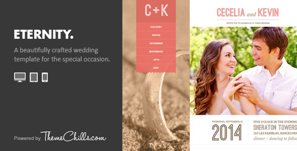Eternity - Responsive Wedding Template Nulled Nulled - Free Download