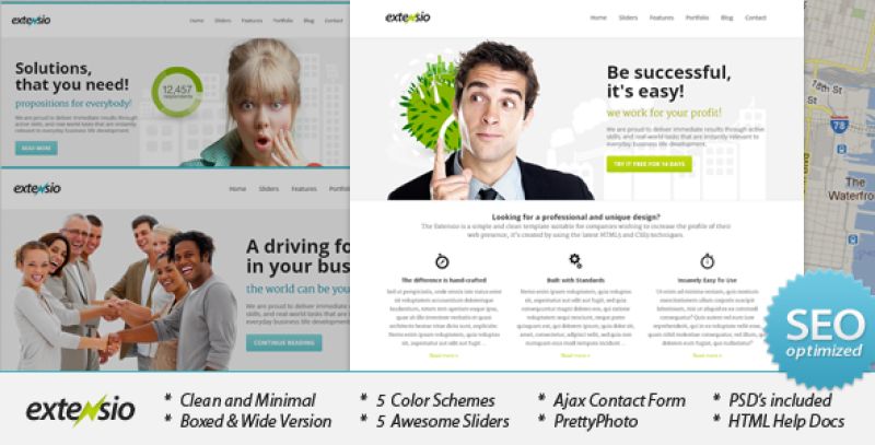 Extensio - Elegant and Minimal Business Template Nulled Nulled - Free Download