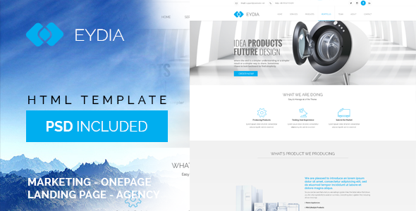 Eydia | Responsive Multi-Purpose HTML5 Template Nulled Nulled Free Download