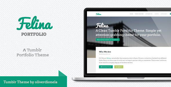 Felina Tumblr Portfolio Theme Nulled Nulled - Free Download