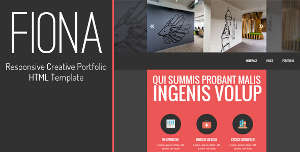 FIONA - Responsive Creative Portfolio Template Nulled Nulled - Free Download