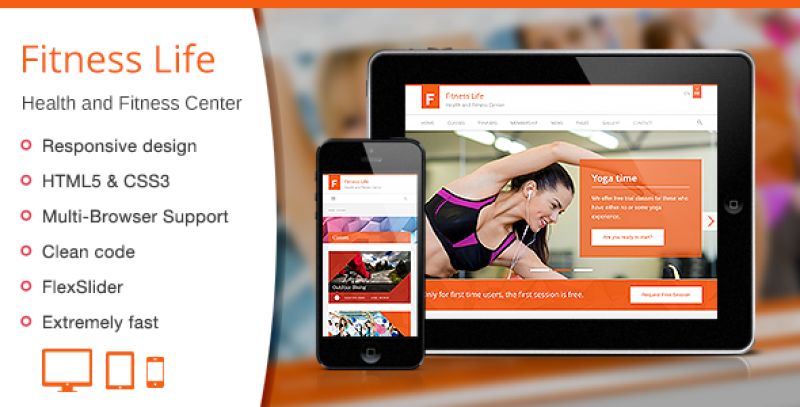 Fitness Life - Gym/Fitness HTML Template Nulled Nulled - Free Download