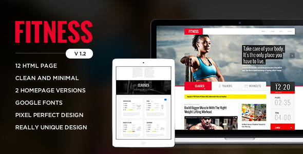 Fitness - Retina Responsive HTML Template Nulled Nulled - Free Download