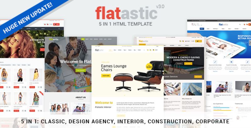 Flatastic - Premium Versatile HTML Template Nulled Nulled - Free Download