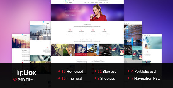 FlipBox-PSD Theme Nulled Nulled - Free Download