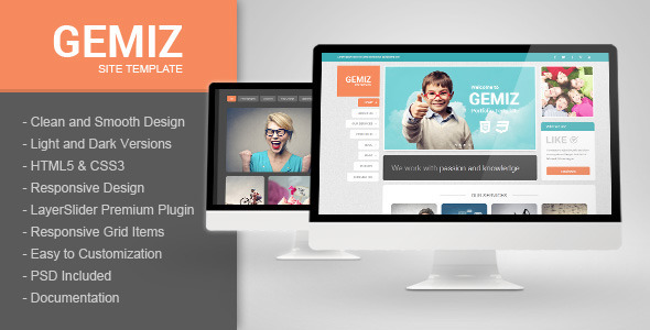 Gemiz - Portfolio HTML Template Nulled Nulled - Free Download