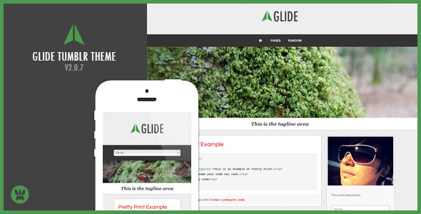 Glide - A Responsive Tumblr Theme Nulled Nulled - Free Download