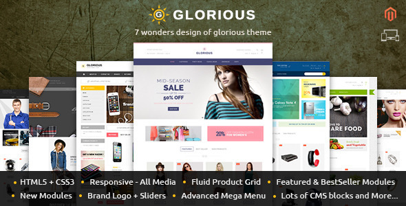 Glorious - Magento Responsive Theme Nulled - Download Free Nulled