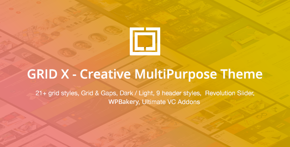 GRID X - Creative MultiPurpose Theme Nulled Nulled - Free Download