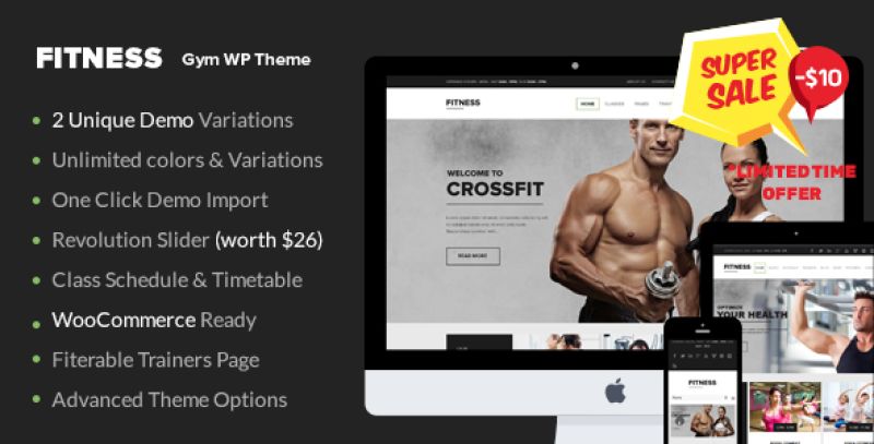 Gym WordPress Theme | Fitness Nulled - Download Free Nulled