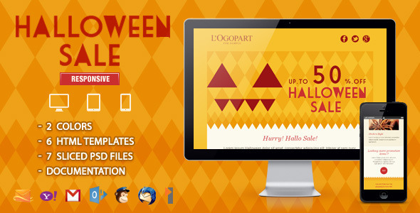 Halloween Sale - Responsive Email Template Nulled