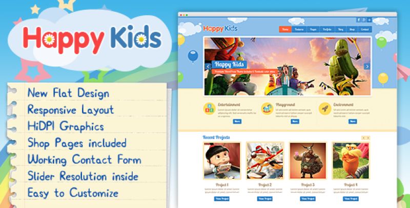 Happy Kids - Multipurpose HTML Template Nulled Nulled - Free Download
