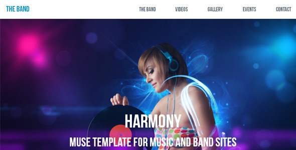 Harmony - Music / Band Muse Template Nulled Nulled - Free Download