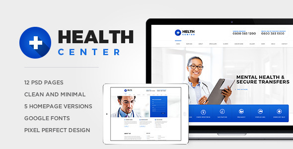 Health Center PSD Nulled