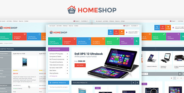 Home Shop - Retail PSD Template Nulled Nulled - Free Download