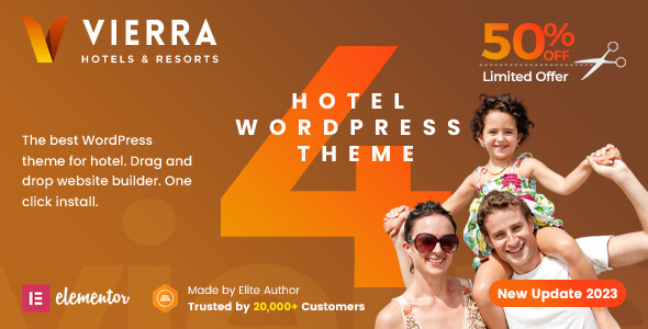 Hotel Booking WordPress Theme - Vierra Nulled Nulled - Free Download