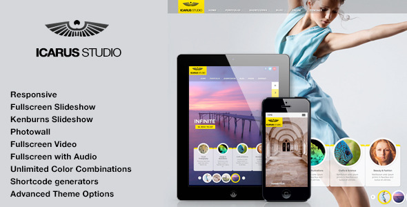 iCarus | Photography Theme for WordPress Nulled Nulled - Free Download