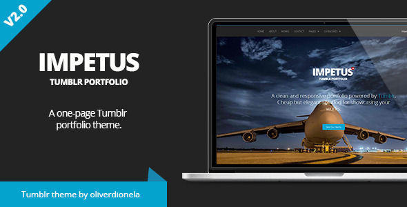 Impetus Tumblr Portfolio Theme Nulled Nulled - Free Download
