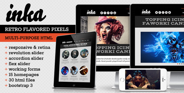 INKA - Retro Responsive Multi-Purpose Template Nulled Nulled - Free Download