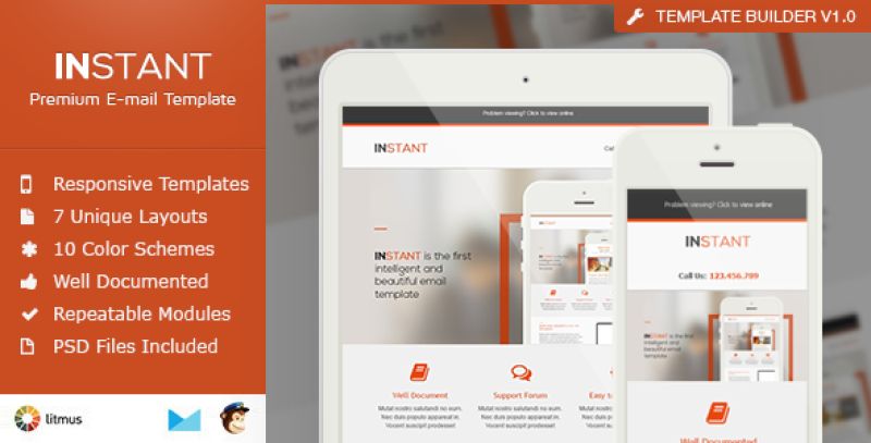 Instant - Business Responsive Email Template Nulled Nulled - Free Download