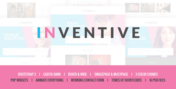 Inventive - Creative Single & Multipage Template  Nulled Nulled - Free Download