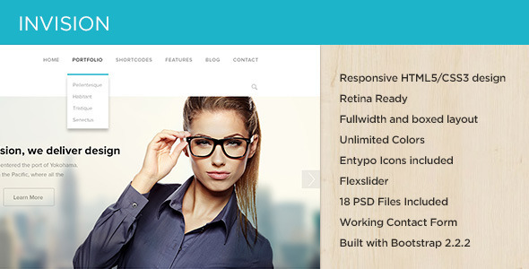 INVISION Corporate HTML Template Nulled Nulled - Free Download