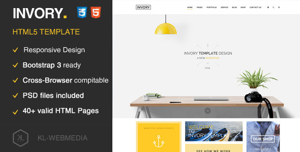 Invory - Multi-Purpose HTML5 Template Nulled Nulled - Free Download