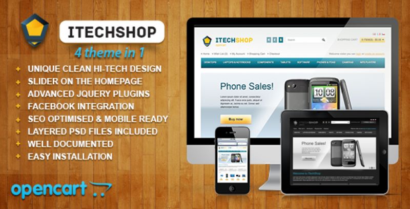 iTechShop OpenCart Simple Universal Theme Nulled Nulled - Free Download