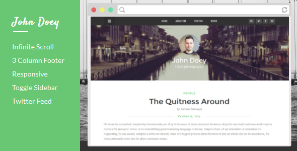 John Doey - Responsive Blogger Template Nulled Nulled - Free Download