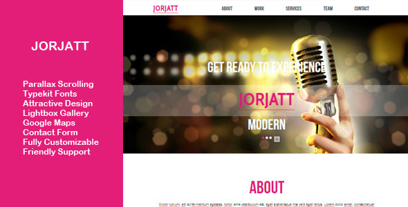 Jorjatt - Multi-purpose One Page Muse Template Nulled Nulled - Free Download