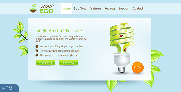 Jump Eco HTML - Slider - Single product shop Nulled Nulled - Free Download