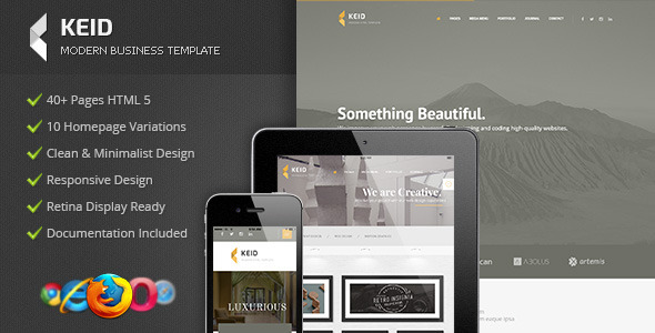 Keid - Modern Multipurpose HTML Template Nulled Nulled Free Download