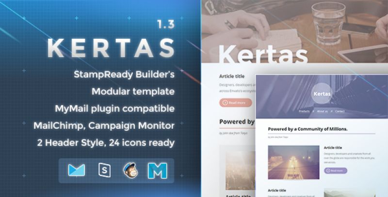 Kertas - Responsive Email Template Nulled