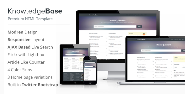 Knowledge Base HTML Template Nulled