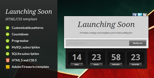 Launching Soon - Premium Coming Soon Template Nulled Nulled - Free Download