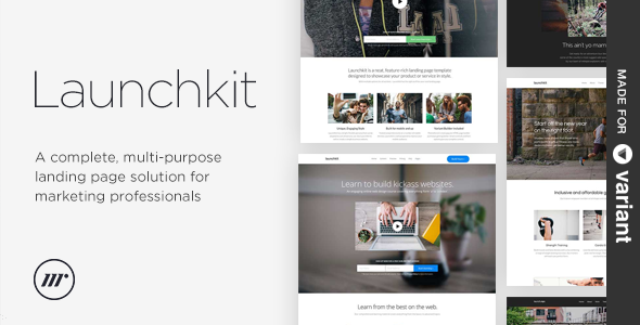 Launchkit Landing Page, Variant Builder Nulled - Free Download Nulled