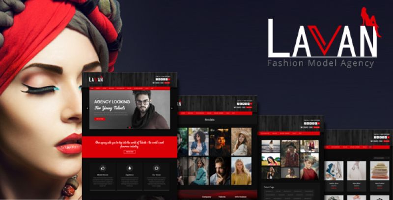 Lavan - Fashion Model Agency WordPress CMS Theme Nulled Nulled - Free Download