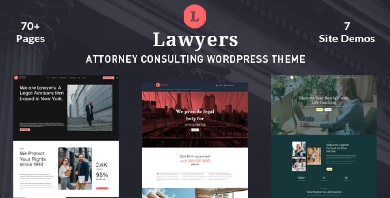Lawyers - Attorney Consulting WordPress Theme Nulled