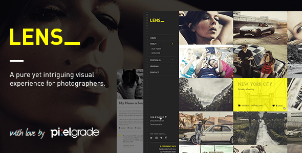 LENS - An Enjoyable Photography WordPress Theme Nulled - Free Download Nulled