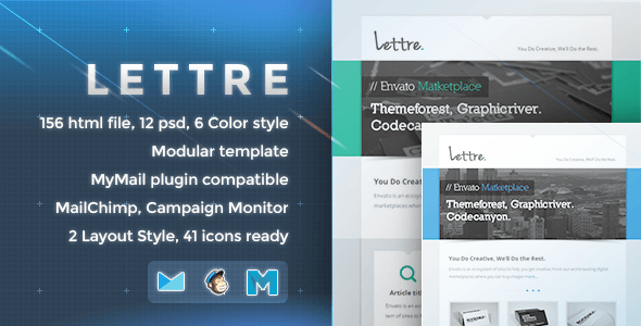 Lettre - Responsive Email Template Nulled Nulled - Free Download
