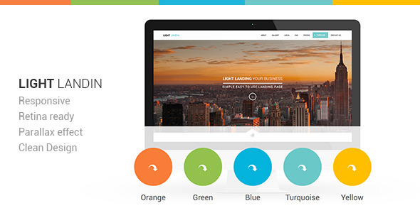 Light Multipurpose Parallax Landing Page Nulled Nulled - Free Download