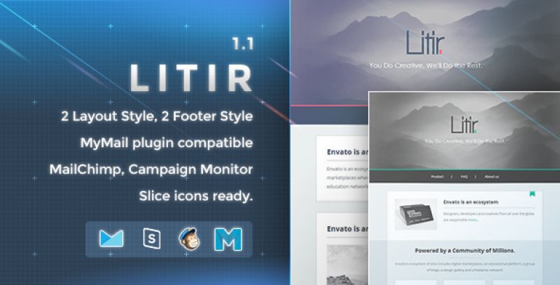 Litir - Responsive Email Template Nulled Nulled - Free Download