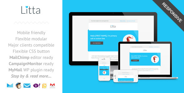 Litta - Clean Responsive Newsletter Template Nulled Nulled - Free Download