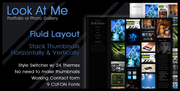 Look At Me - Portfolio/Design/Photo Gallery Nulled Nulled - Free Download